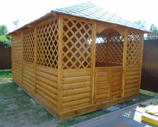 Современная беседка под ключ